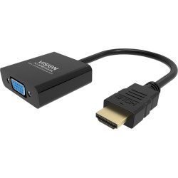 Vision TC-HDMIVGA BL câble vidéo et adaptateur 0,23 m HDMI Type A (Standard) VGA (D-Sub) Noir