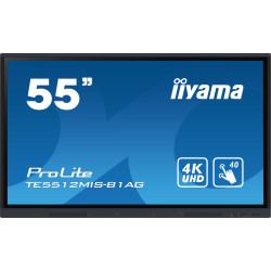 iiyama TE5512MIS-B1AG affichage de messages Panneau plat de signalisation numérique 139,7 cm (55") LED Wifi 400 cd m² 4K Ultra