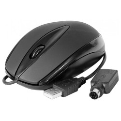 Dacomex 225113 souris Ambidextre USB Type-A + PS 2 Optique 800 DPI