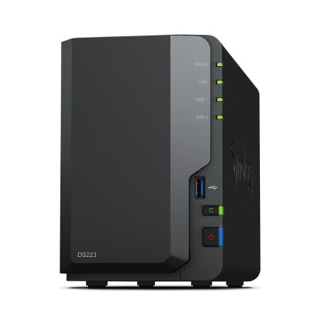 Synology DiskStation DS223 serveur de stockage NAS Bureau Ethernet LAN RTD1619B