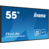 iiyama LE5541UHS-B1 affichage de messages Panneau plat de signalisation numérique 138,7 cm (54.6") LCD 350 cd m² 4K Ultra HD