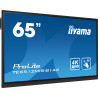 iiyama TE6512MIS-B1AG affichage de messages Écran plat interactif 165,1 cm (65") LCD Wifi 400 cd m² 4K Ultra HD Noir Écran