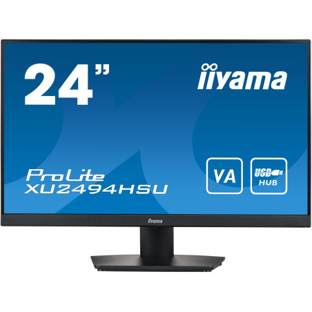 iiyama ProLite XU2494HSU-B2 écran plat de PC 60,5 cm (23.8") 1920 x 1080 pixels Full HD LED Noir